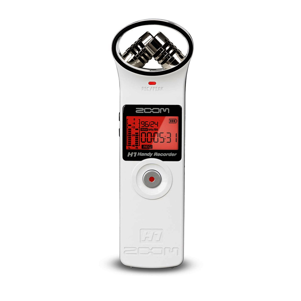 Gravador Digital de Áudio Zoom H1 Handy Recorder Branco