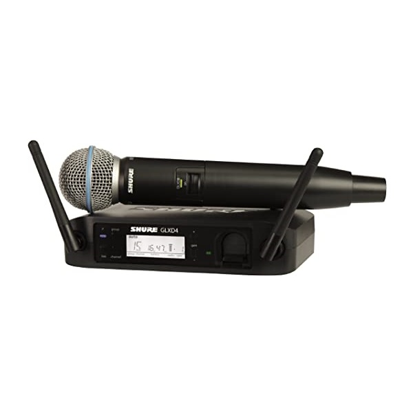 Sistema Microfone sem fio GLXD24BR/BETA58-Z2 Bastão - SHURE