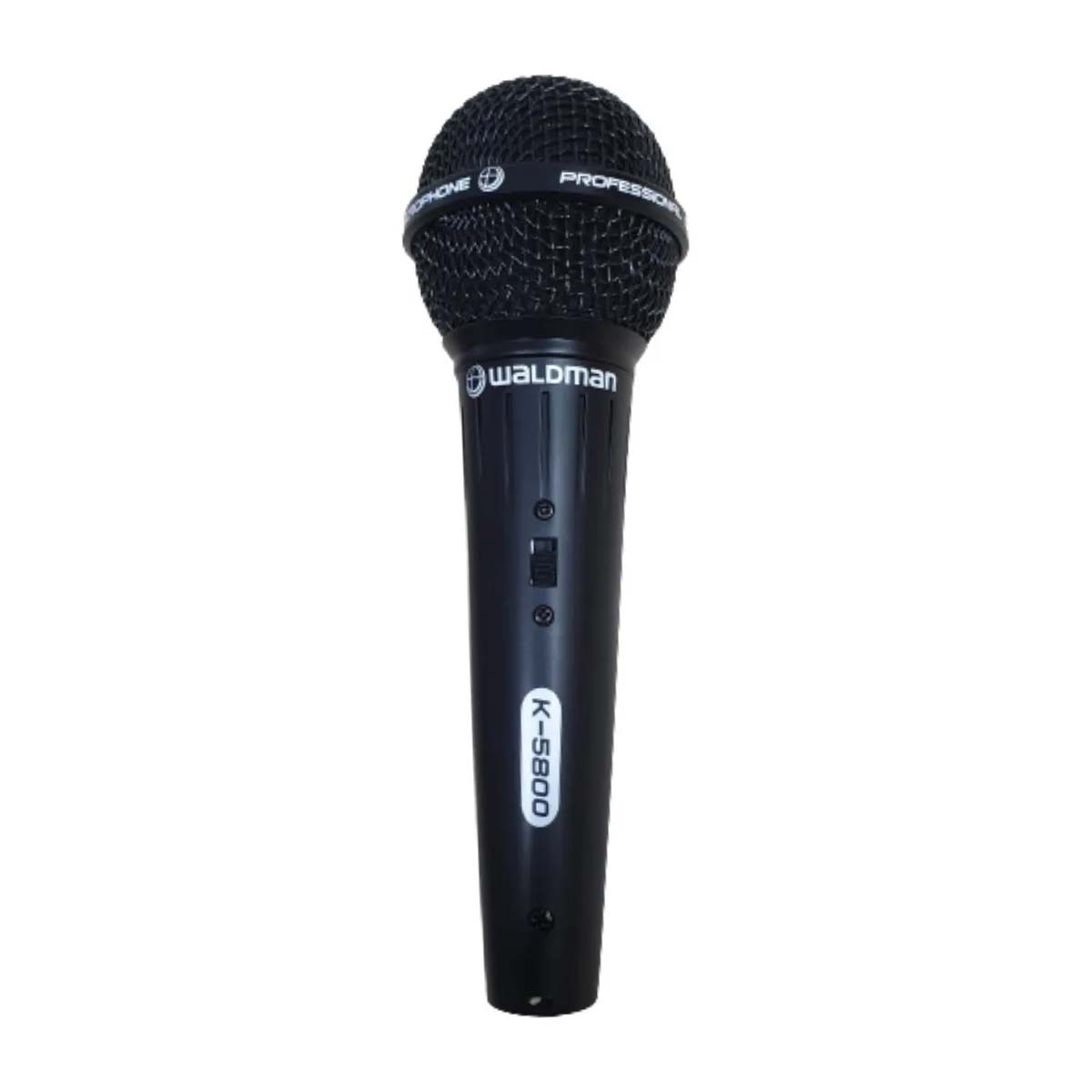 Microfone Dinâmico Cardióide Karaoke K-5800 - WALDMAN
