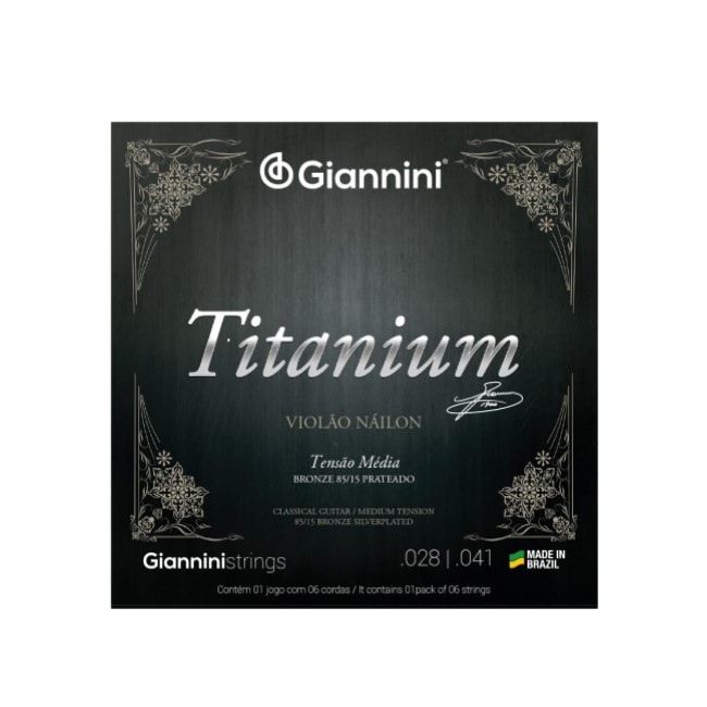 Encordoamento para Violão Nylon Titanium .028- GIANNINI