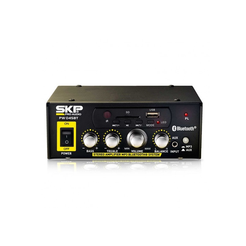 Amplificador para Som Ambiente PW-045BT Stereo - SKP